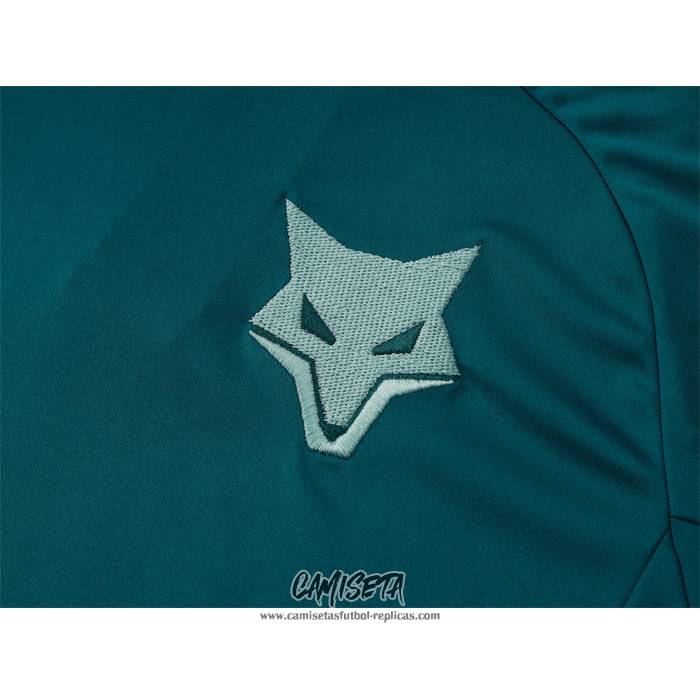Chandal del Cruzeiro 2024-2025 Manga Corta Verde Pantalon Corto